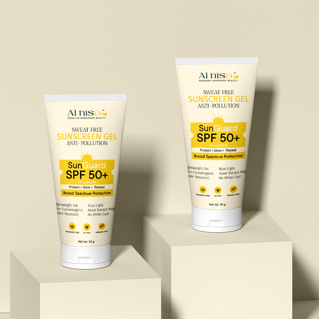 Fragrance Free Sweat Free Gel Sunscreen Spf 50+