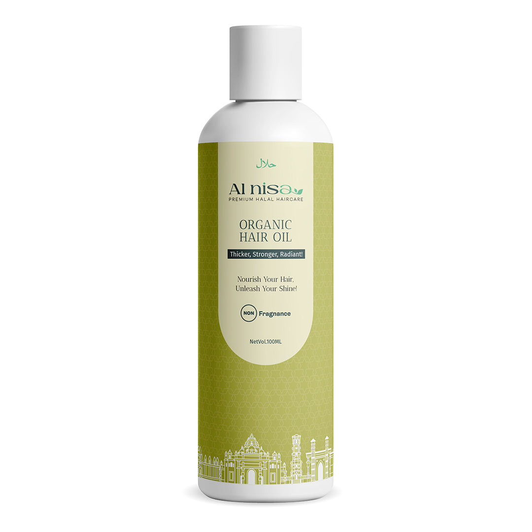 Fragrance Free Cold Pressed Organic Hair Oil for thicker, stronger, radiant