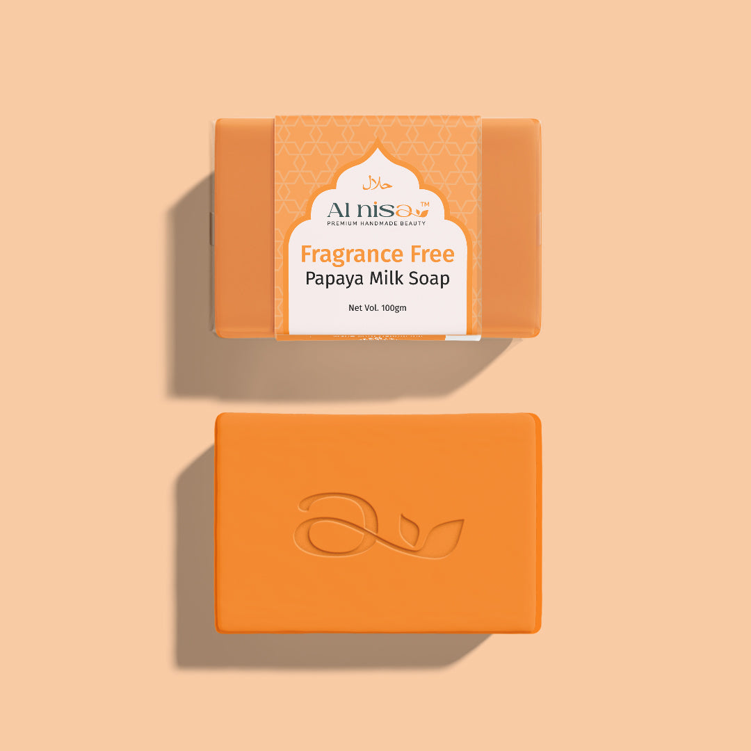 Fragrance Free Papaya Milk Handmade Soap