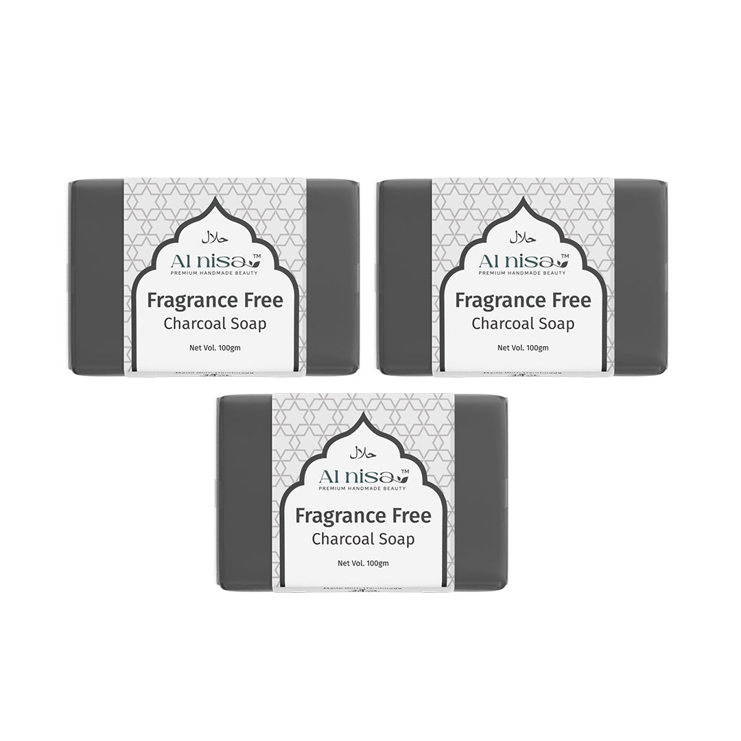 Fragrance Free Charcoal Handmade Soap