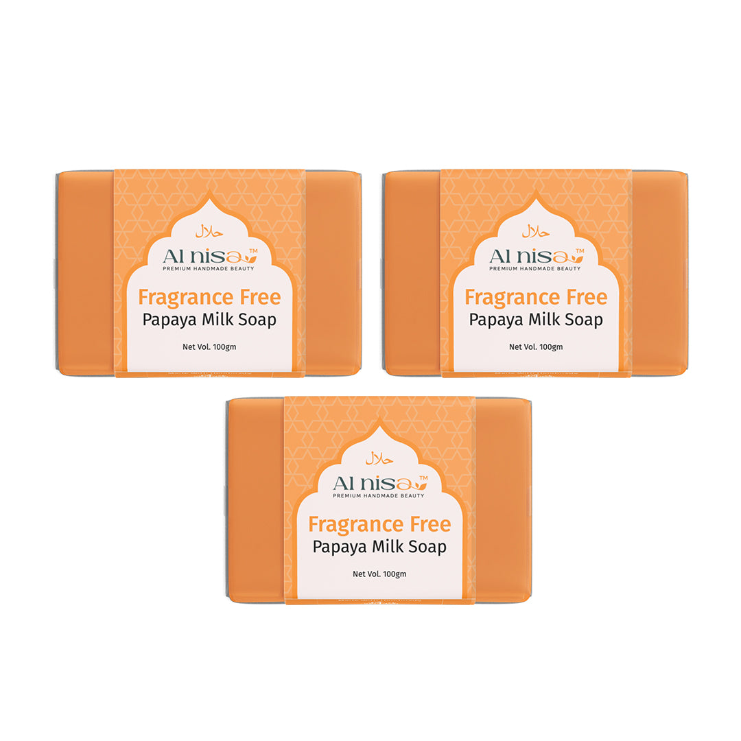 Fragrance Free Papaya Milk Handmade Soap