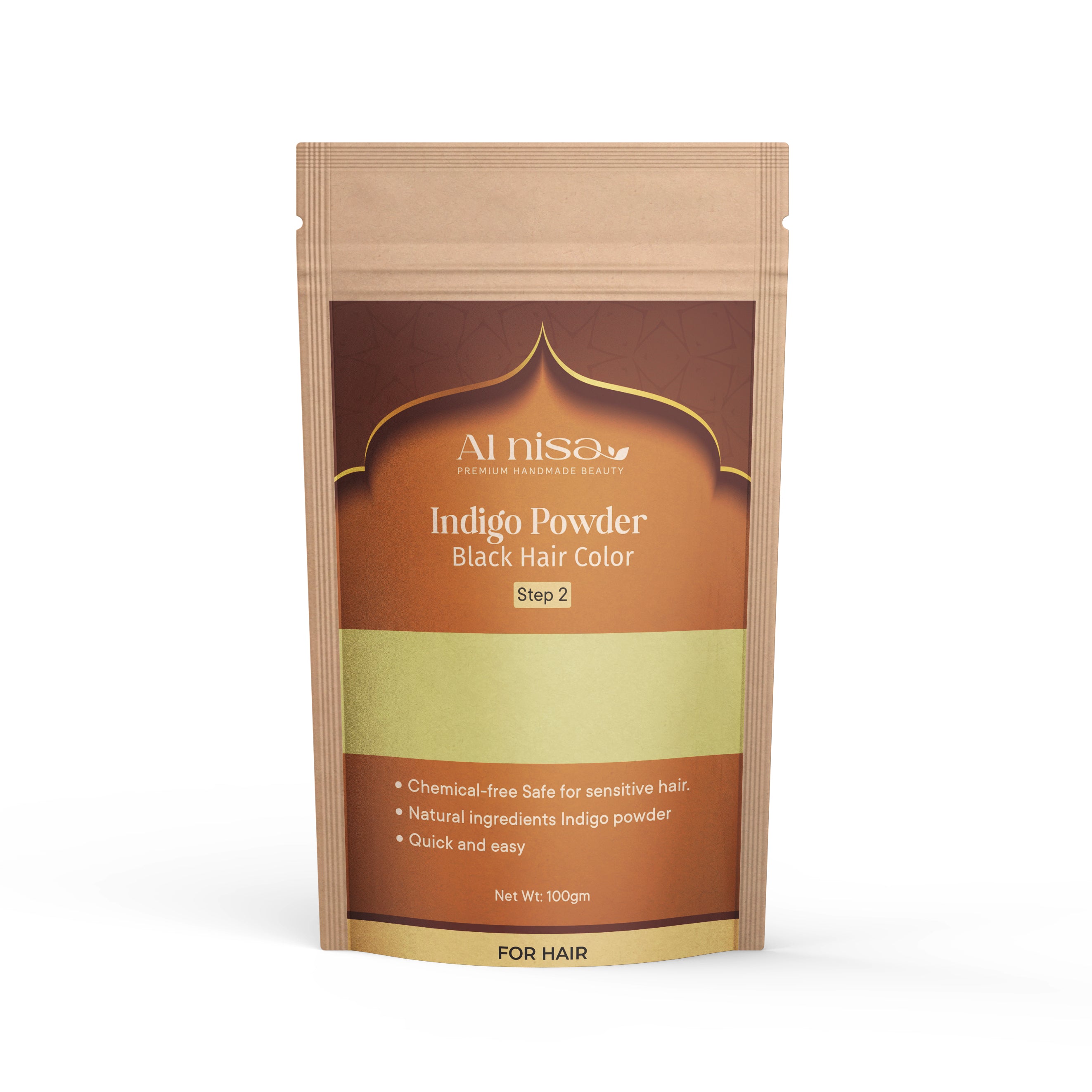 Organic 3 Step Black Hair Color Mehendi & Indigo Powder