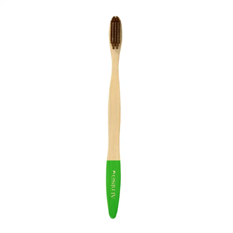 bamboo toothbrush green